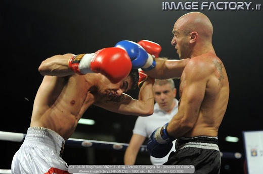 2011-04-30 Ring Rules 0662 K-1 - 61kg - Antonio Campagna ITA - Giovanni De Carlo ITA